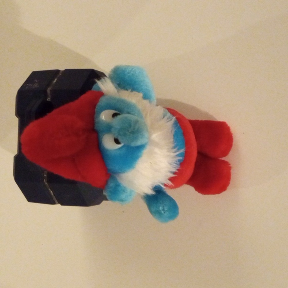 vintage, circa 1981, Wallace Smurf, plush